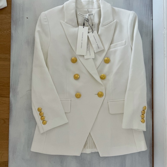❌SOLD❌VERONICA BEARD Empire Double Breasted Blazer - Picture 10 of 10